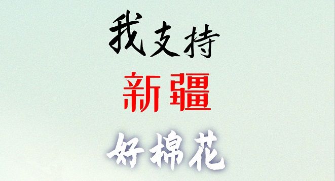 中國(guó)好棉花，我們支持！